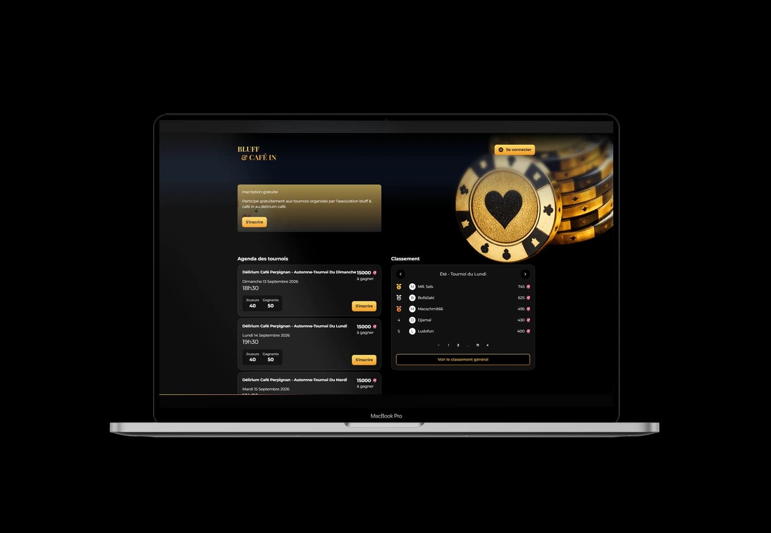 BLUFF & CAFÉ IN - Application web & mode TV développé par l'agence LOBBI à Perpignan BLUFF & CAFÉ IN - Application web & mode TV développé par l'agence LOBBI à Perpignan