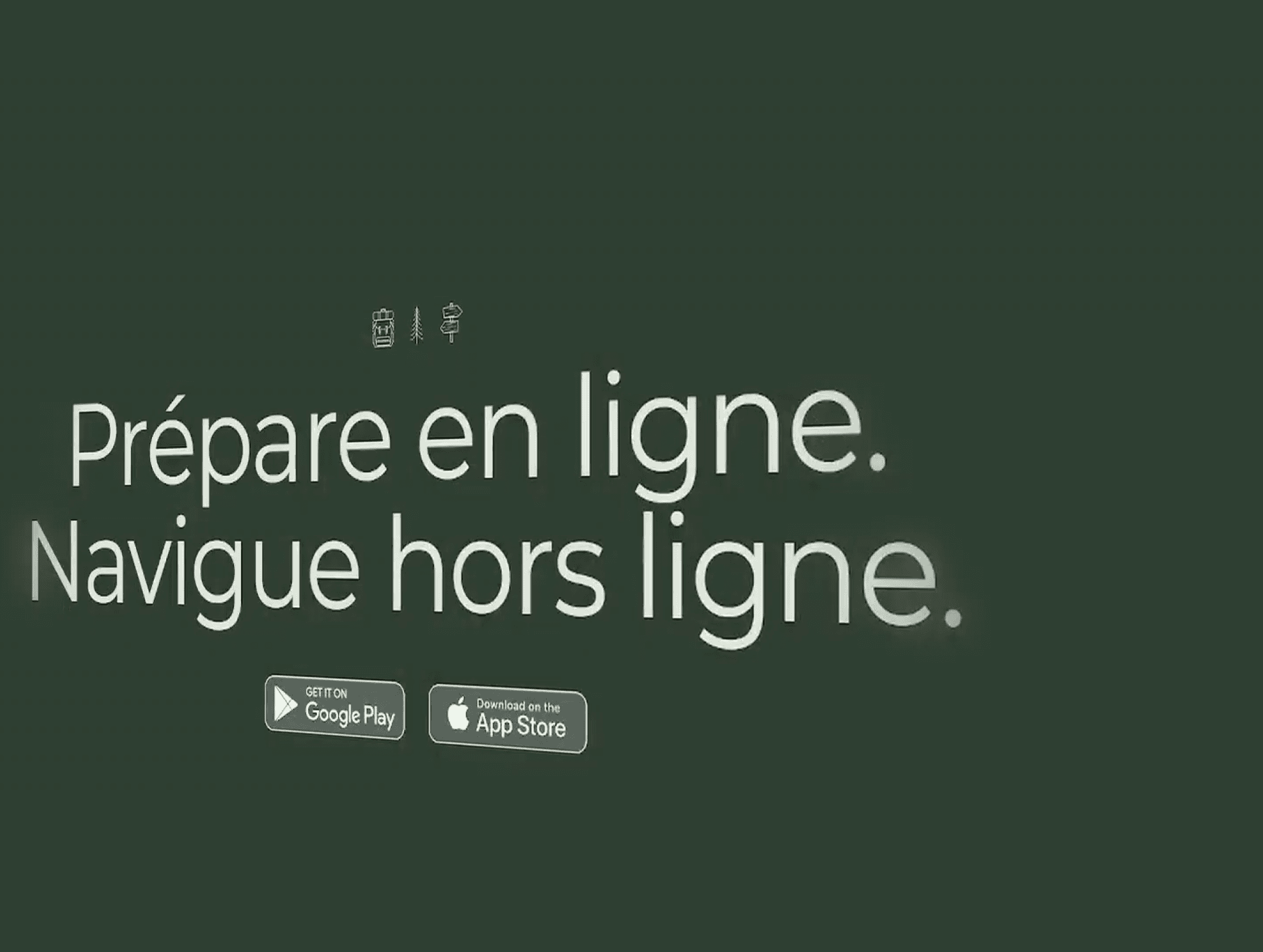 Application mobile réalisée par LOBBI : « Prépare en ligne. Navigue hors ligne. », disponible sur Google Play et l'App Store